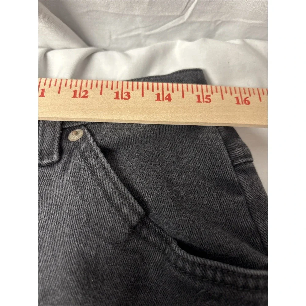 Just My Size Straight Leg Jeans Women Sz 18W/33 (Measured 30x28) Black Stretch